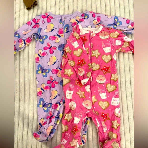 wonder nation One Pieces Baby Girl Sleep N Play Footed Pajamas